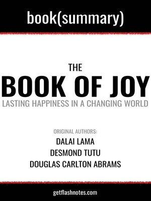 cover image of Book Summary: The Book of Joy